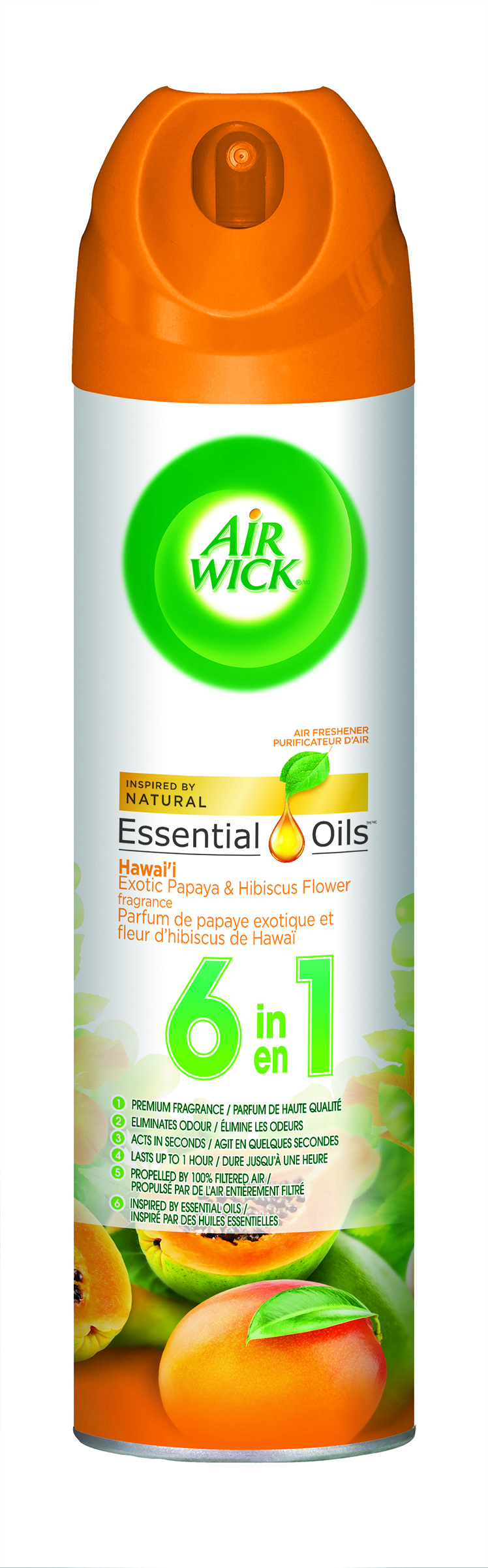 AIR WICK® 6-in-1 Air Freshener - Hawai'i Exotic Papaya & Hibiscus Flower (Canada) (Discontinued)