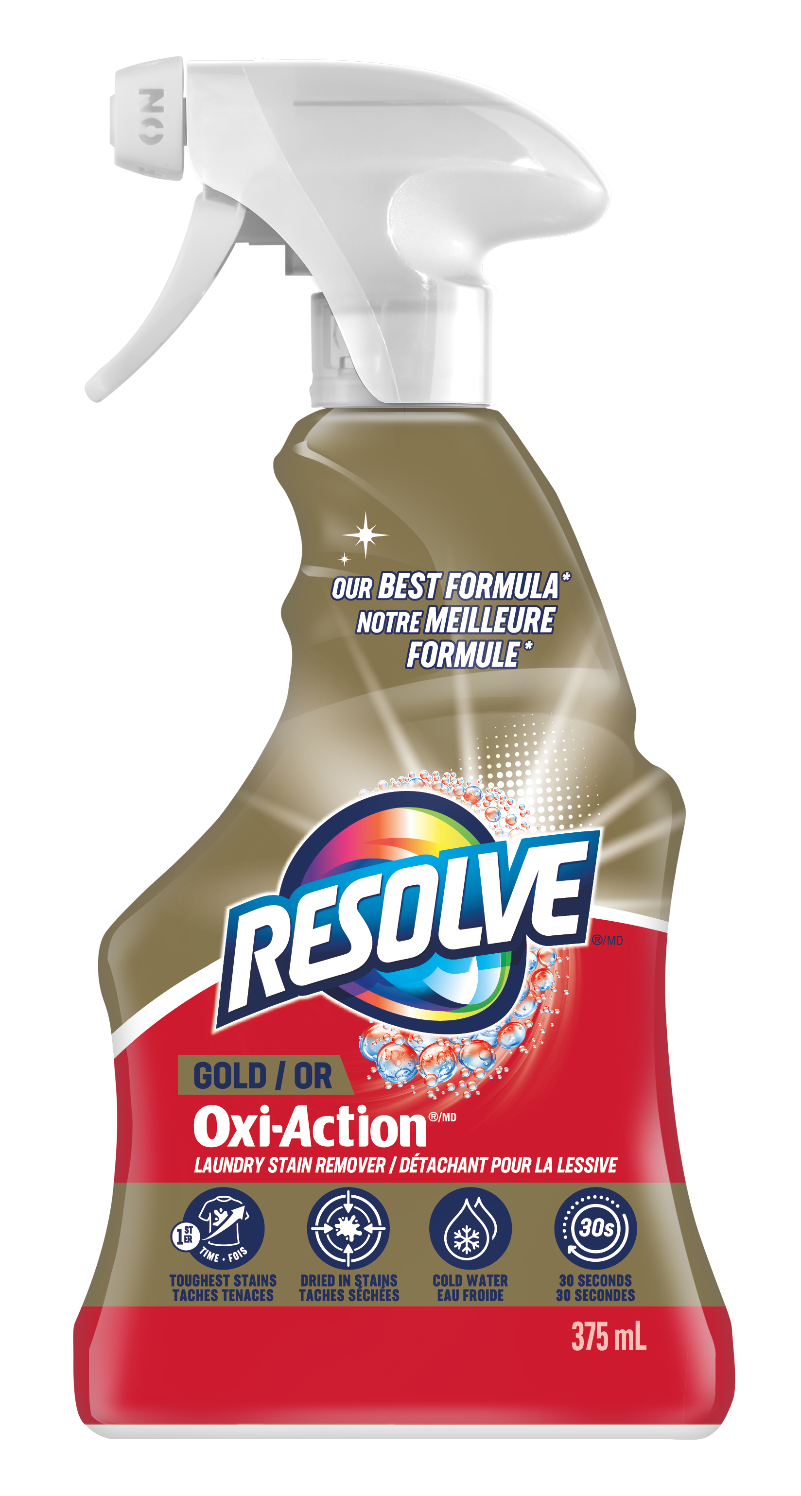 RESOLVE® Laundry - Gold Oxi-Action Pre-Treat (Canada)
