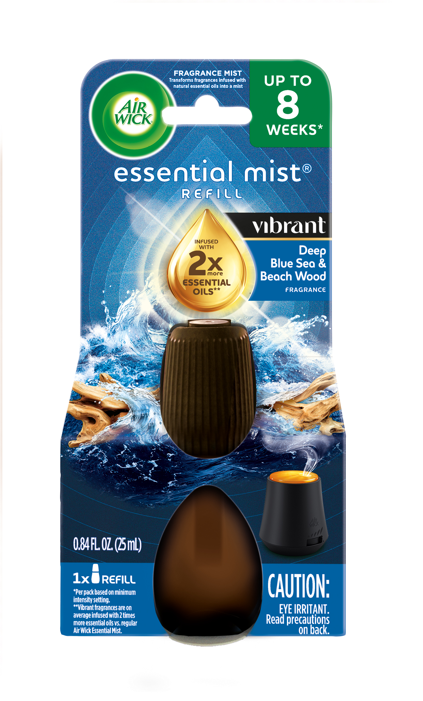 AIR WICK® Essential Mist - Deep Blue Sea & Beach Wood (Vibrant)
