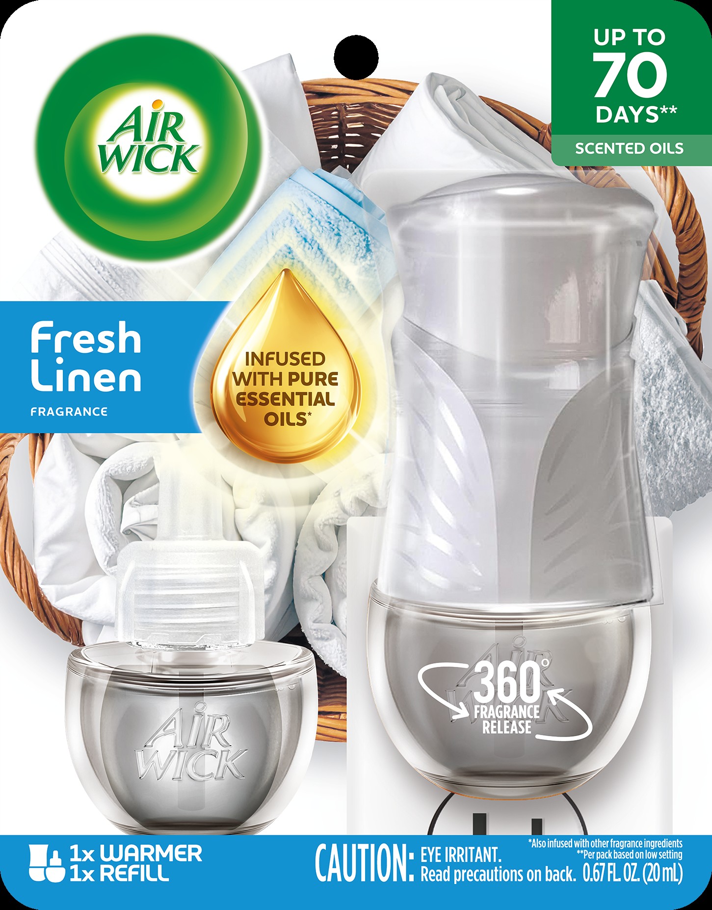 AIR WICK® Scented Oil - Fresh Linen - Kit