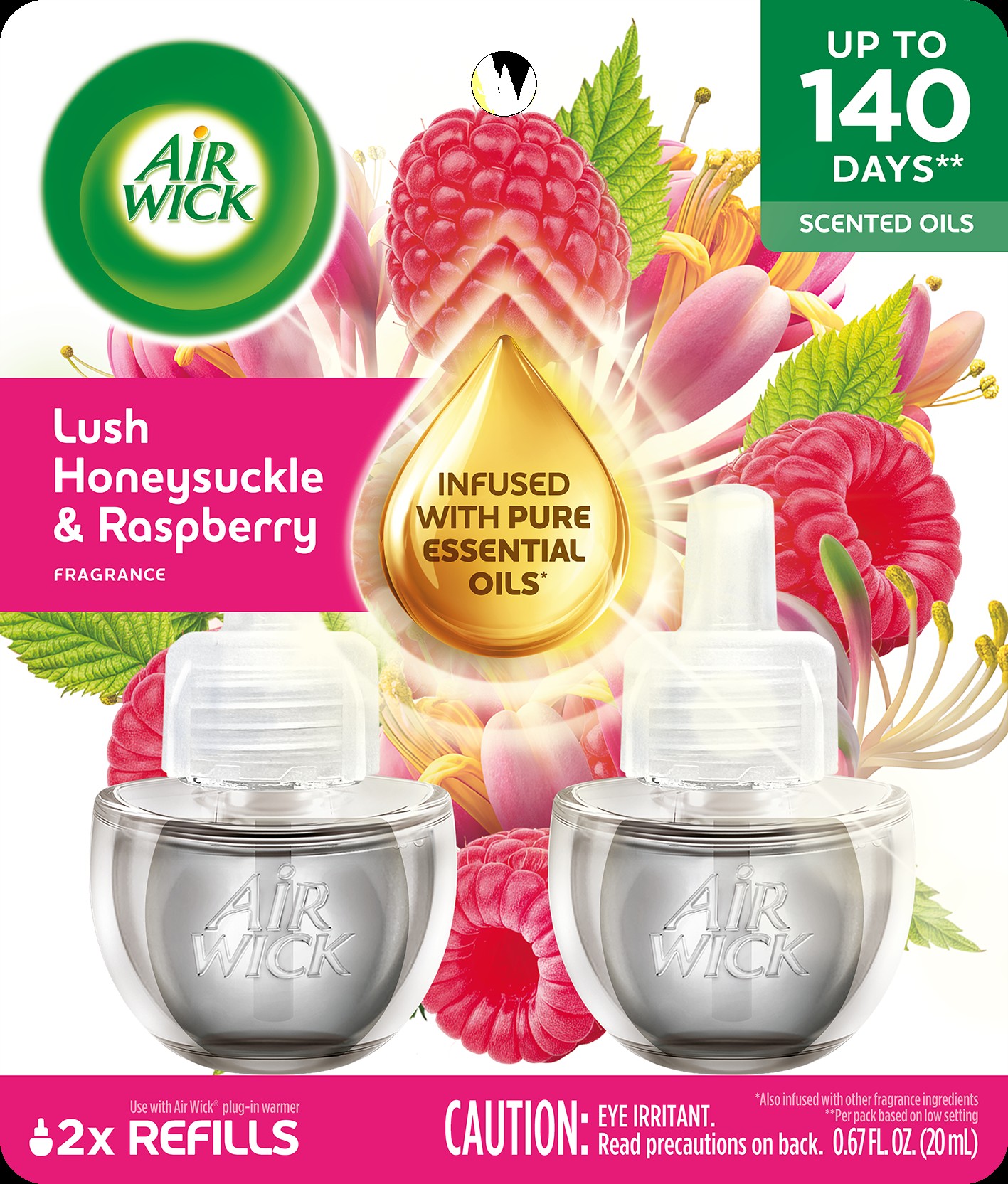AIR WICK® Scented Oil - Lush Honeysuckle & Raspberry