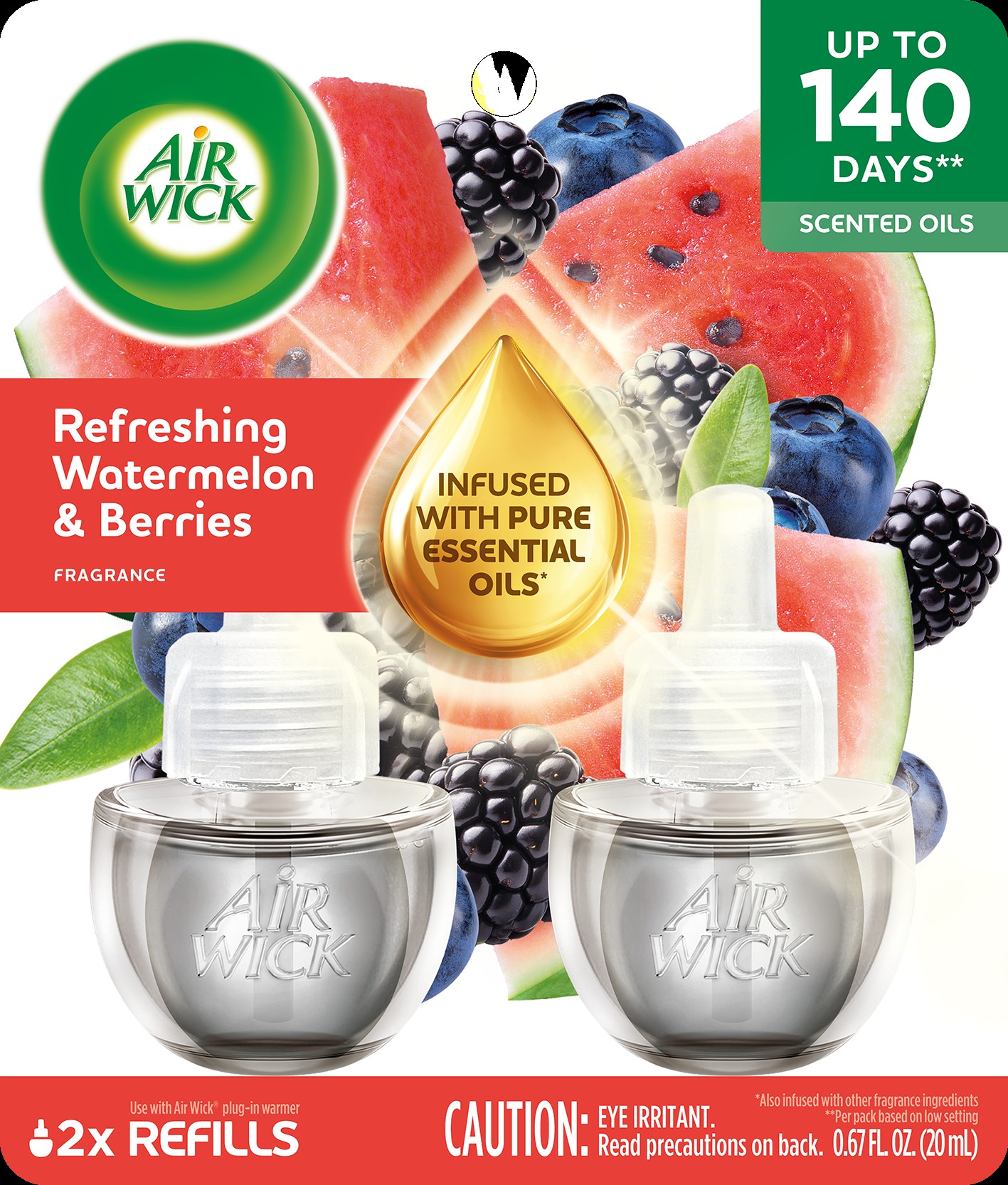 AIR WICK® Scented Oil - Refreshing Watermelon & Berries 
