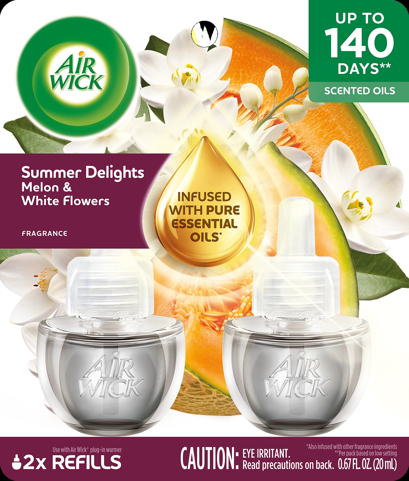AIR WICK® Scented Oil - Summer Delights White Flowers & Melon