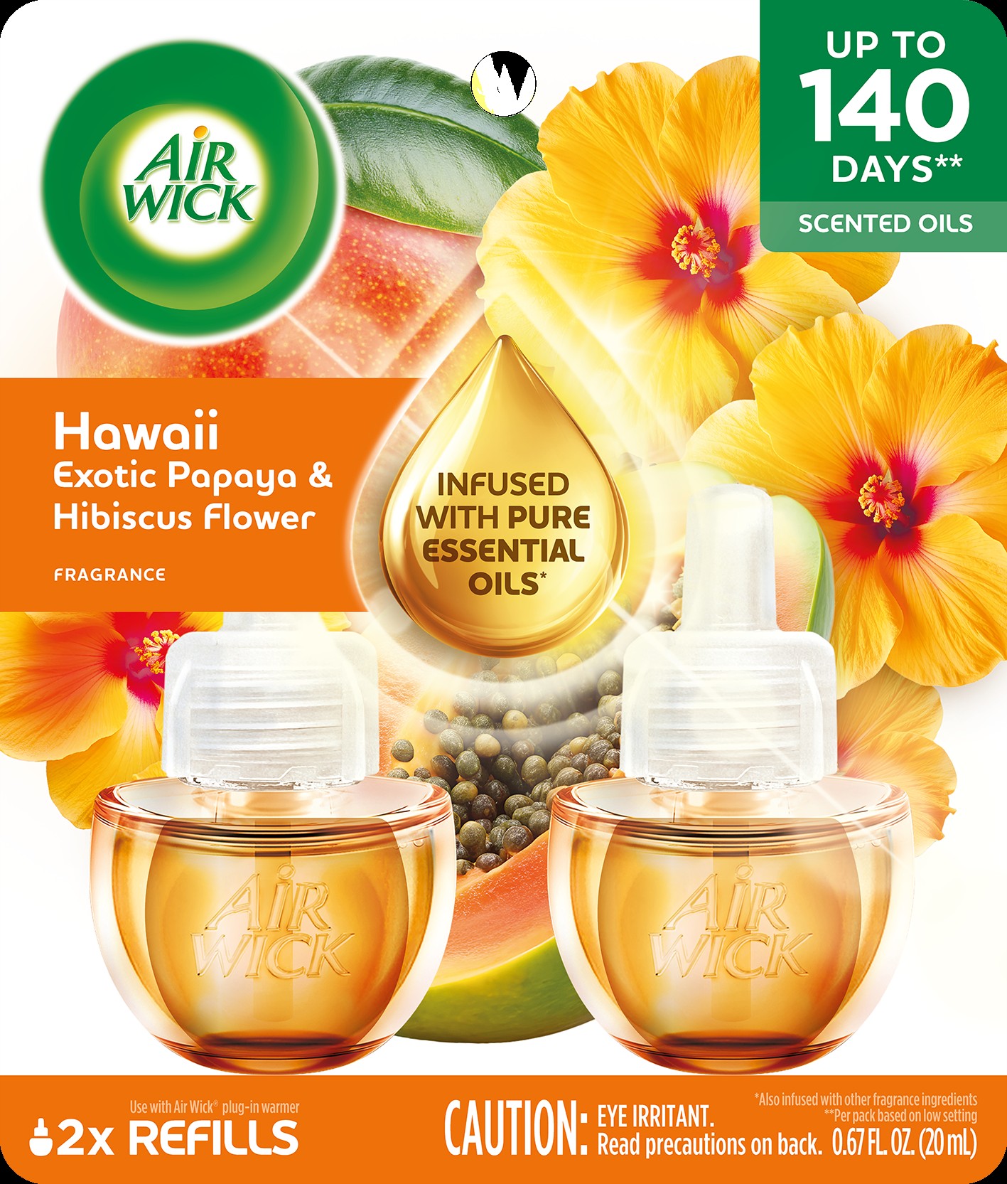 AIR WICK® Scented Oil - Hawaii Exotic Papaya & Hibiscus Flower