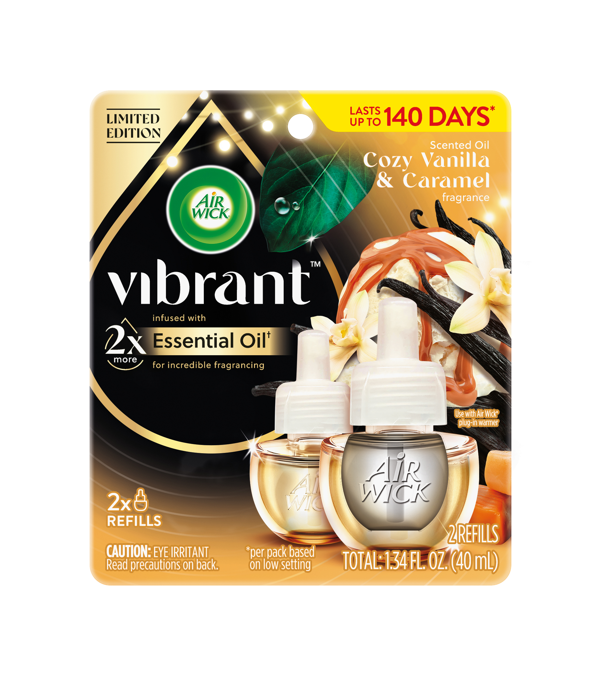 AIR WICK® Scented Oil - Cozy Vanilla & Warm Caramel (Vibrant)