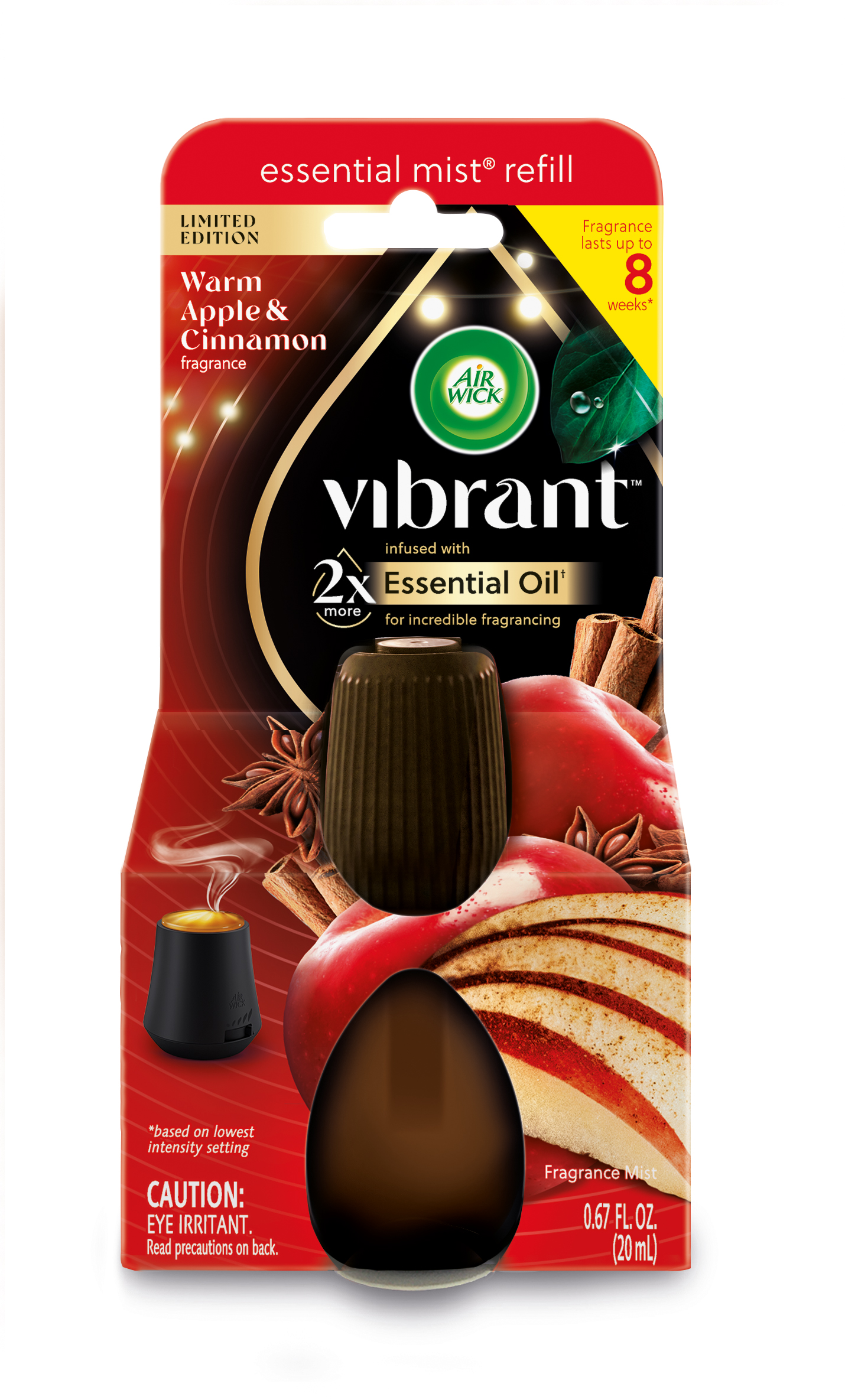 AIR WICK® Essential Mist - Warm Apple & Cinnamon (Vibrant)