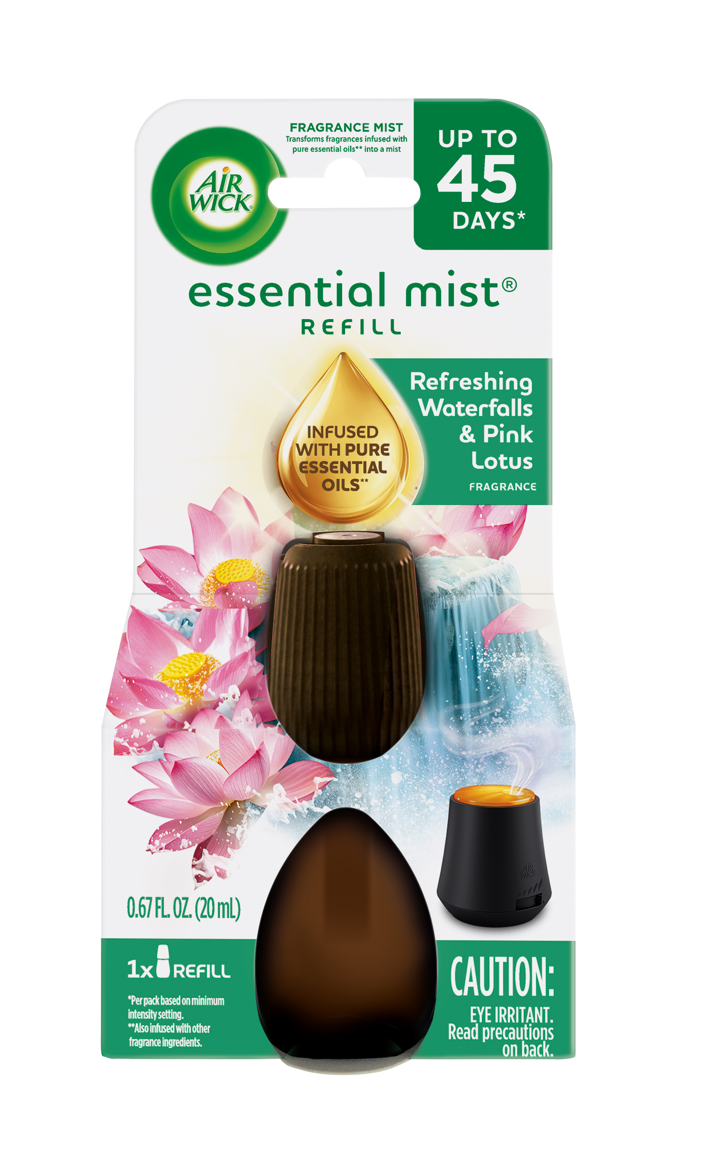 AIR WICK® Essential Mist - Refreshing Waterfalls & Pink Lotus