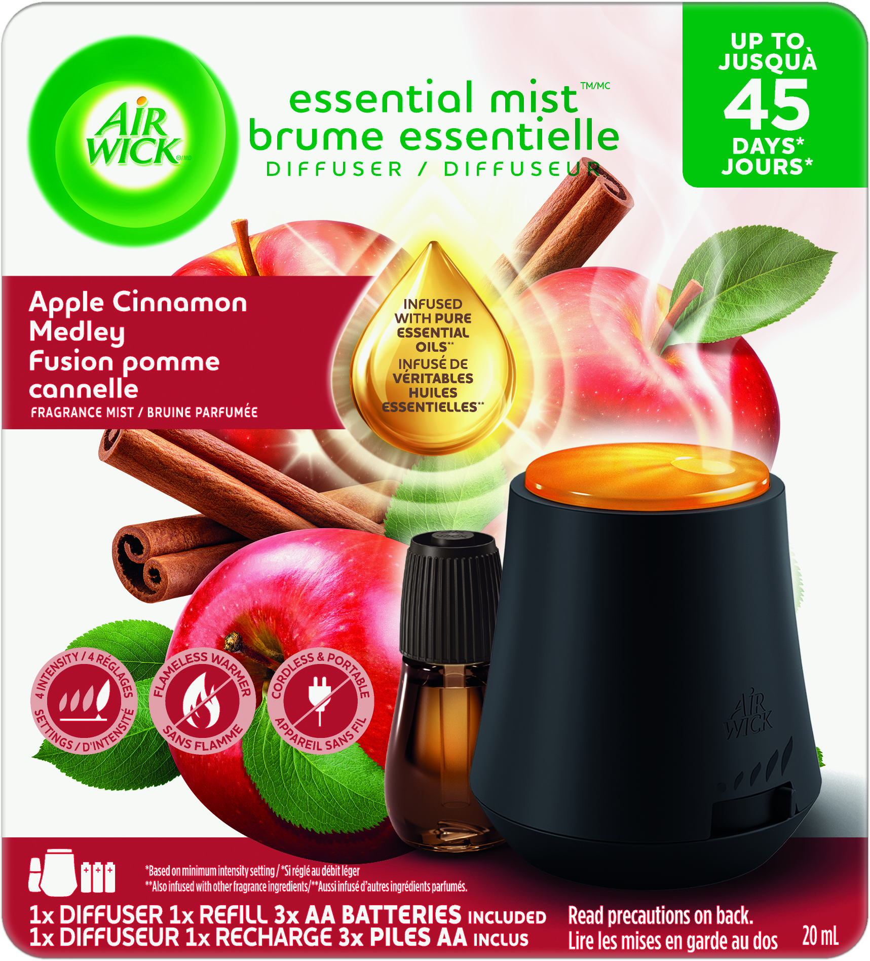 AIR WICK® Essential Mist - Apple Cinnamon Medley - Kit (Canada)
