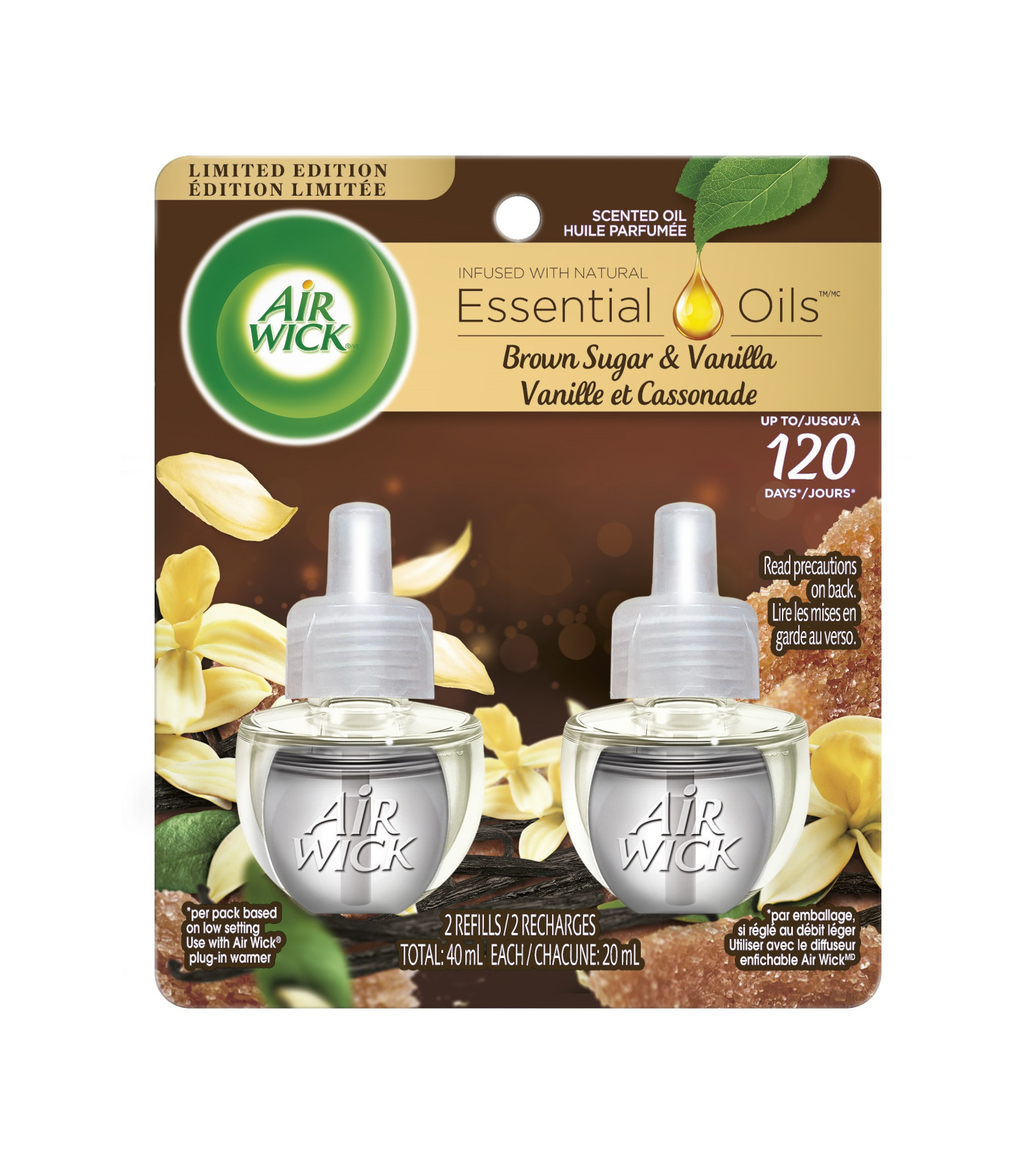 AIR WICK® Scented Oil - Brown Sugar & Vanilla (Canada)