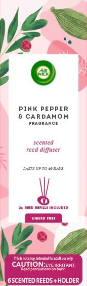AIR WICK® Reed Diffuser - Pink Pepper & Cardamom (Liquid Free) (Discontinued)