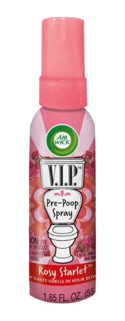 AIR WICK® VIP Pre-Poop Toilet Spray - Rosy Starlet (Discontinued)