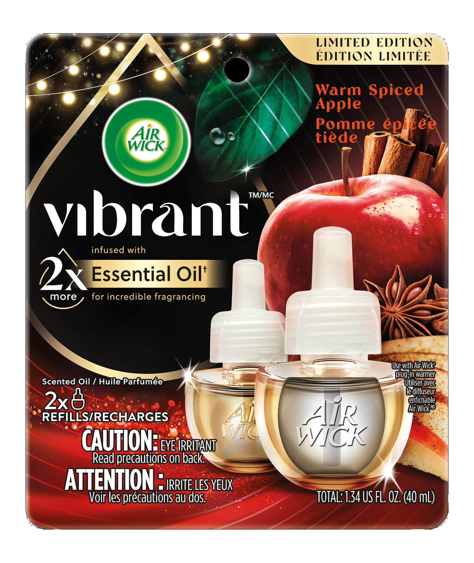 Air Wick® Vibrant Scented Oil - Warm Spiced Apples (Canada)